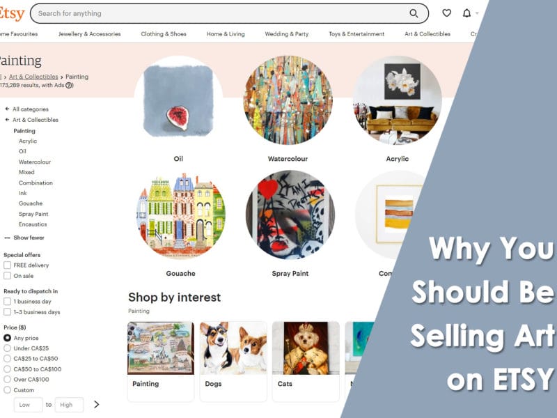 Why You Should Be Selling Art on Etsy!